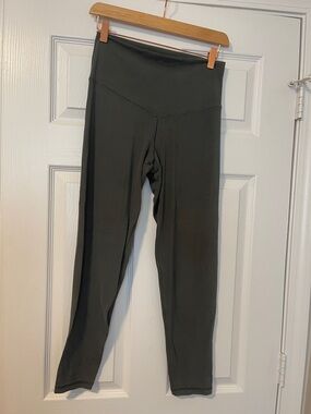 High Waist Olive Green Leggings Chill.Play.Move